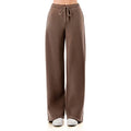 Fleece Wide Leg Pull On Pants with Side Pockets